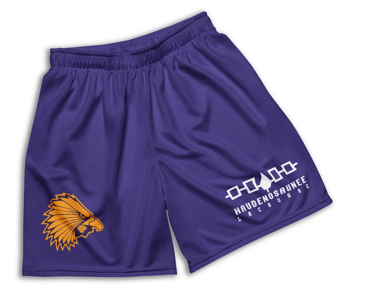 HAUDENOSAUNEE LACROSSE - Premium Mesh shorts