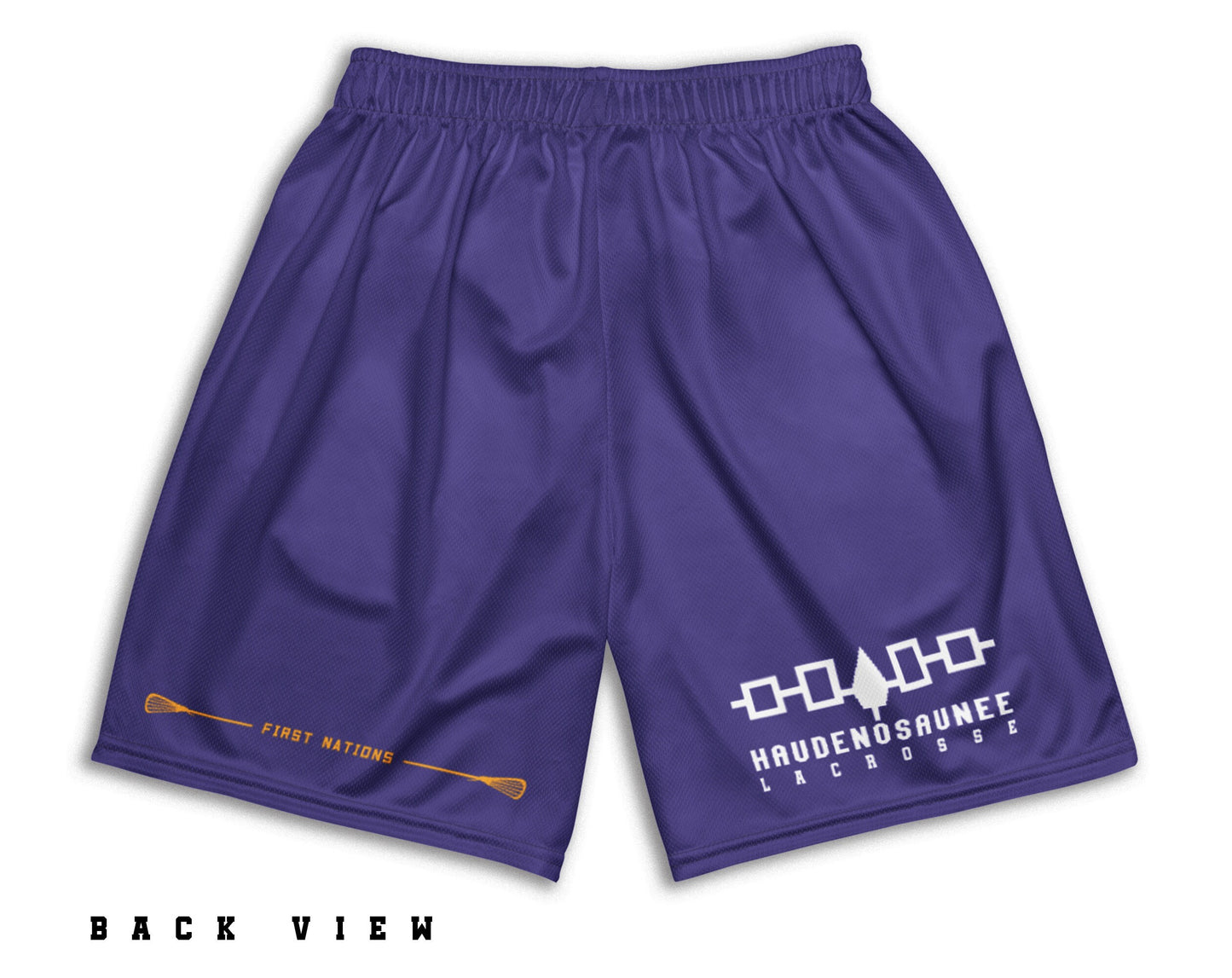 HAUDENOSAUNEE LACROSSE - Premium Mesh shorts