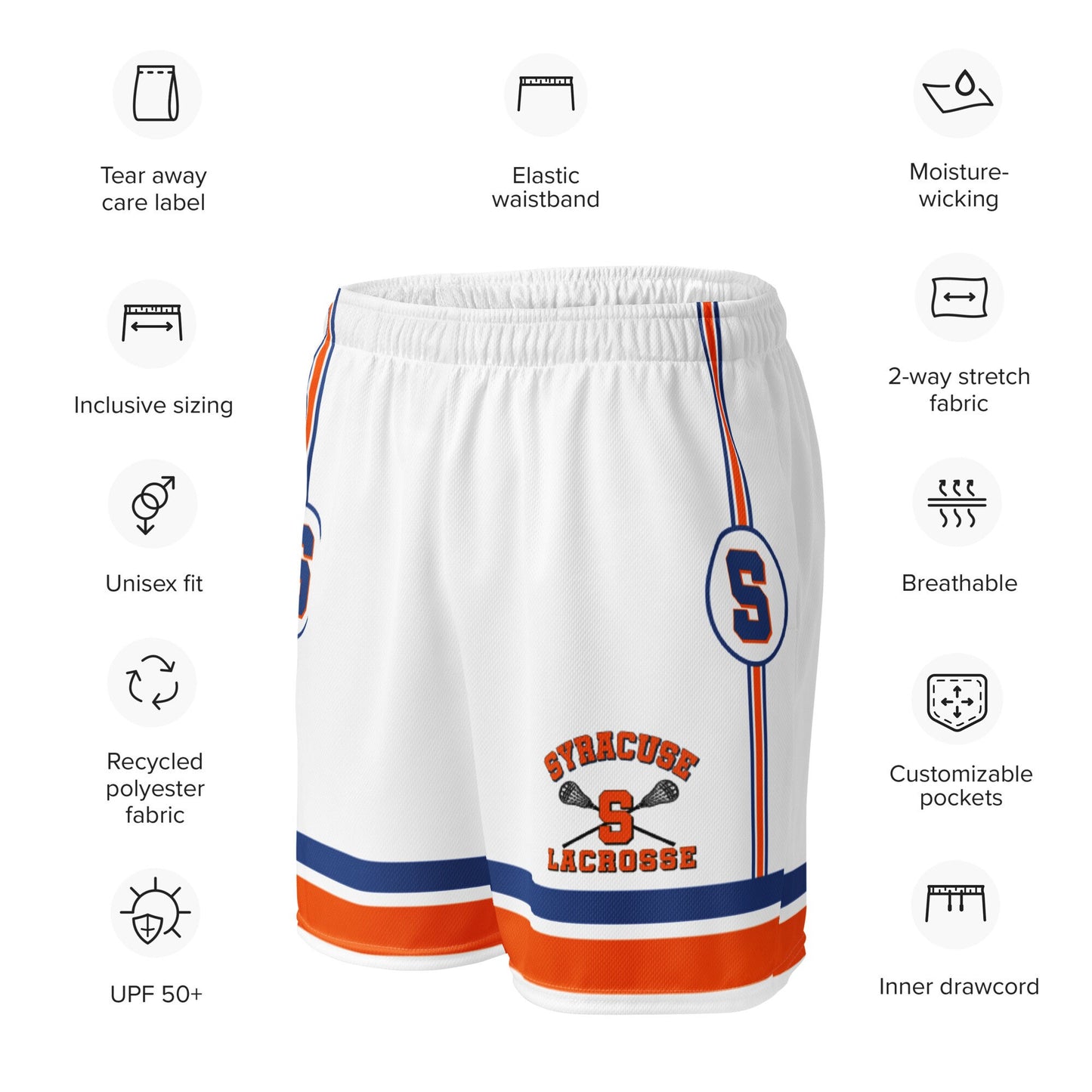 SYRACUSE LACROSSE - Premium Mesh shorts