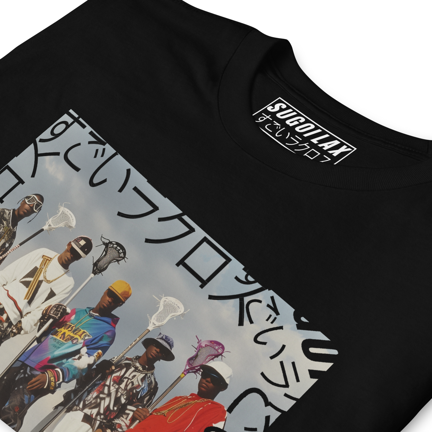 RIDE WITH MY TEAM - Premium Lacrosse Tee