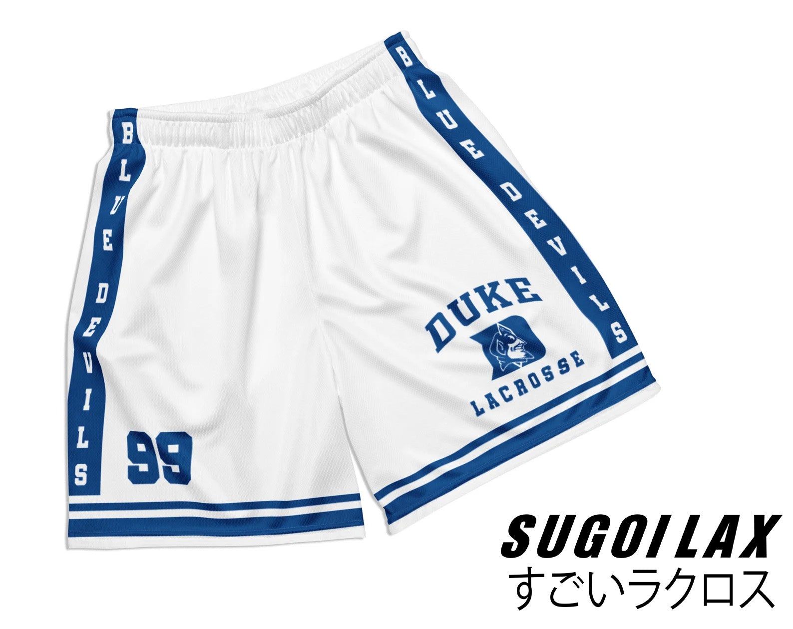 Unisex lacrosse shorts with side pockets and breathable mesh fabric."
"High-performance lacrosse shorts for men, designed for agility on the field."