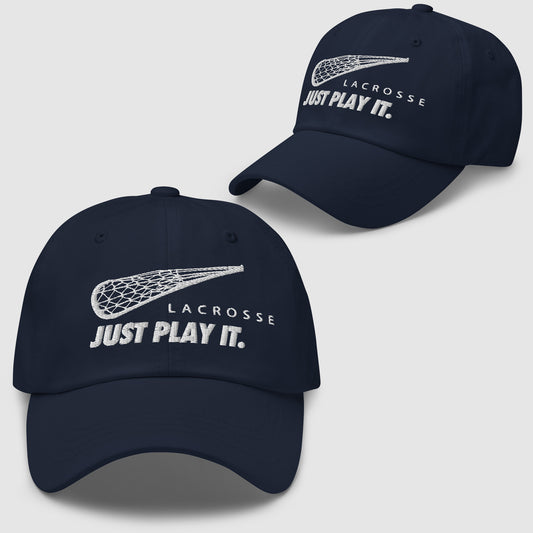 JUST PLAY IT LACROSSE - Premium Classic Cap