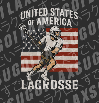 UNITED STATES LACROSSE - Premium Youth heavy blend hoodie