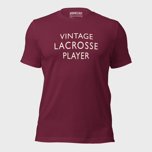 VINTAGE LACROSSE PLAYER - Premium Tee