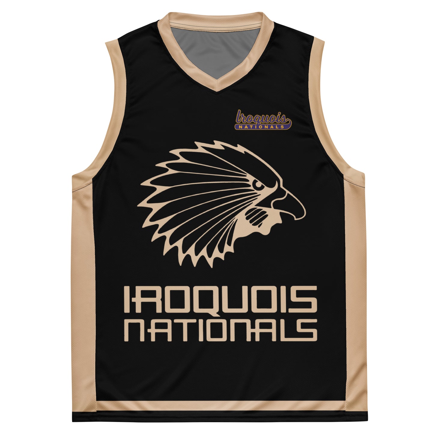 IROQUOIS LACROSSE - Premium Retro Black Jersey