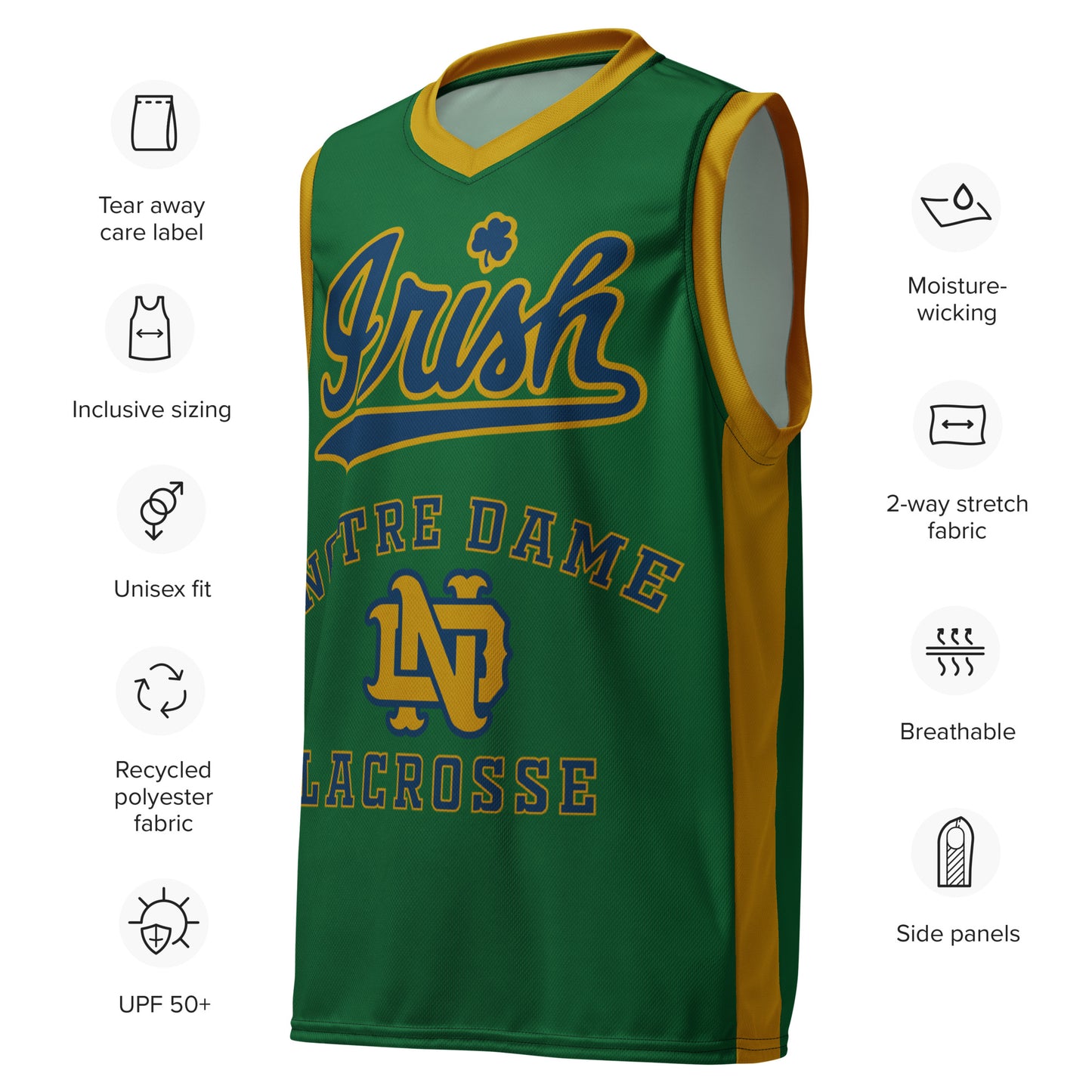 NOTRE DAME LACROSSE - Premium Retro Jersey