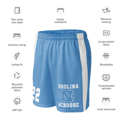 CAROLINA LACROSSE - Premium Mesh shorts