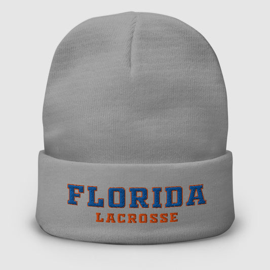 FLORIDA LACROSSE - Premium Embroidered Beanie