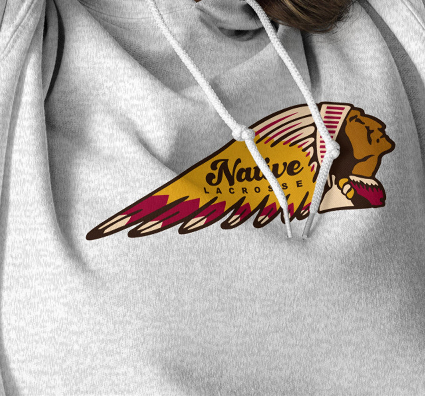 NATIVE LANDS LACROSSE - Premium Essential Hoodie