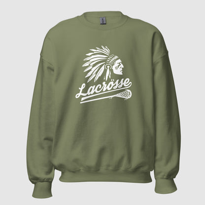 NATIVE LACROSSE - Premium Unisex Sweatshirt