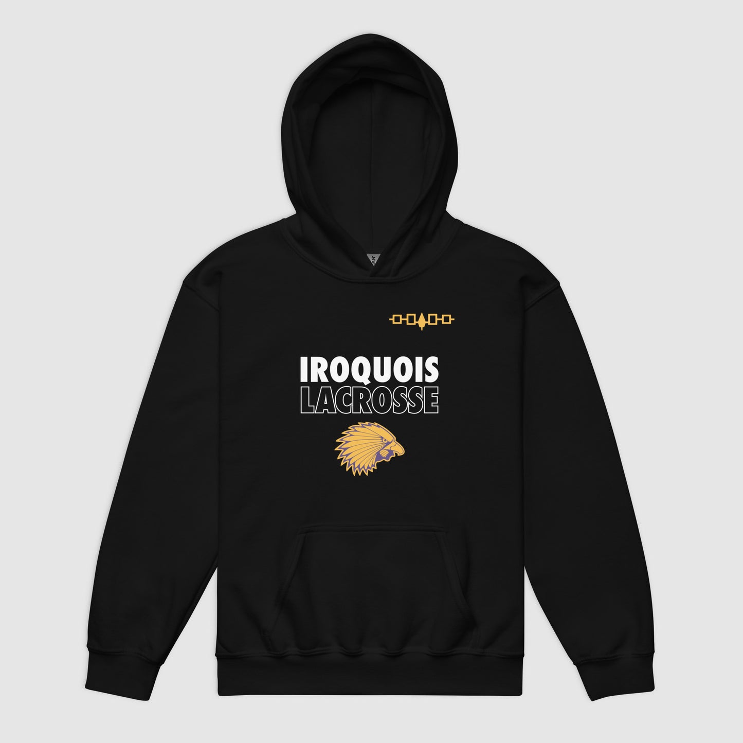 IROQUOIS LACROSSE RARE - Premium Youth heavy blend hoodie