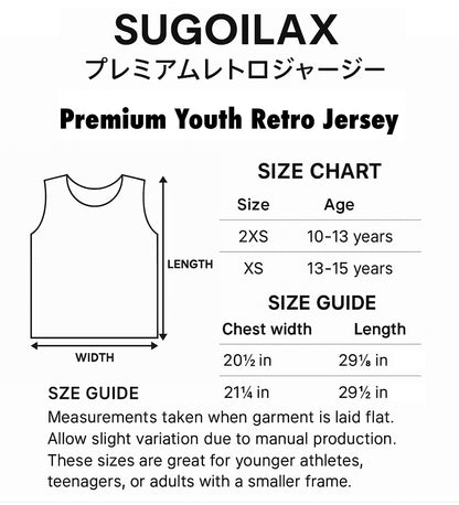 HAUDENOSAUNEE LACROSSE - Premium Youth Retro Jersey (10yrs - 15yrs)