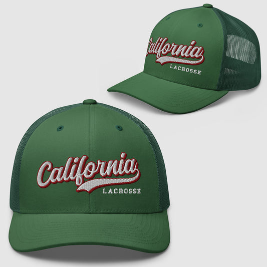 CALIFORNIA LACROSSE - Premium Retro Embroidered Cap