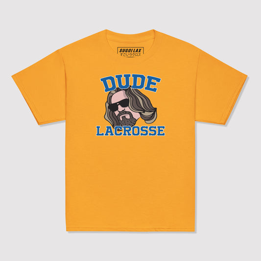 DUDE LACROSSE - Premium Youth Retro Tee