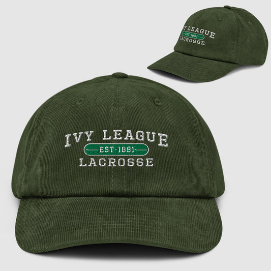 IVY LEAGUE LACROSSE - Premium Vintage Corduroy Cap
