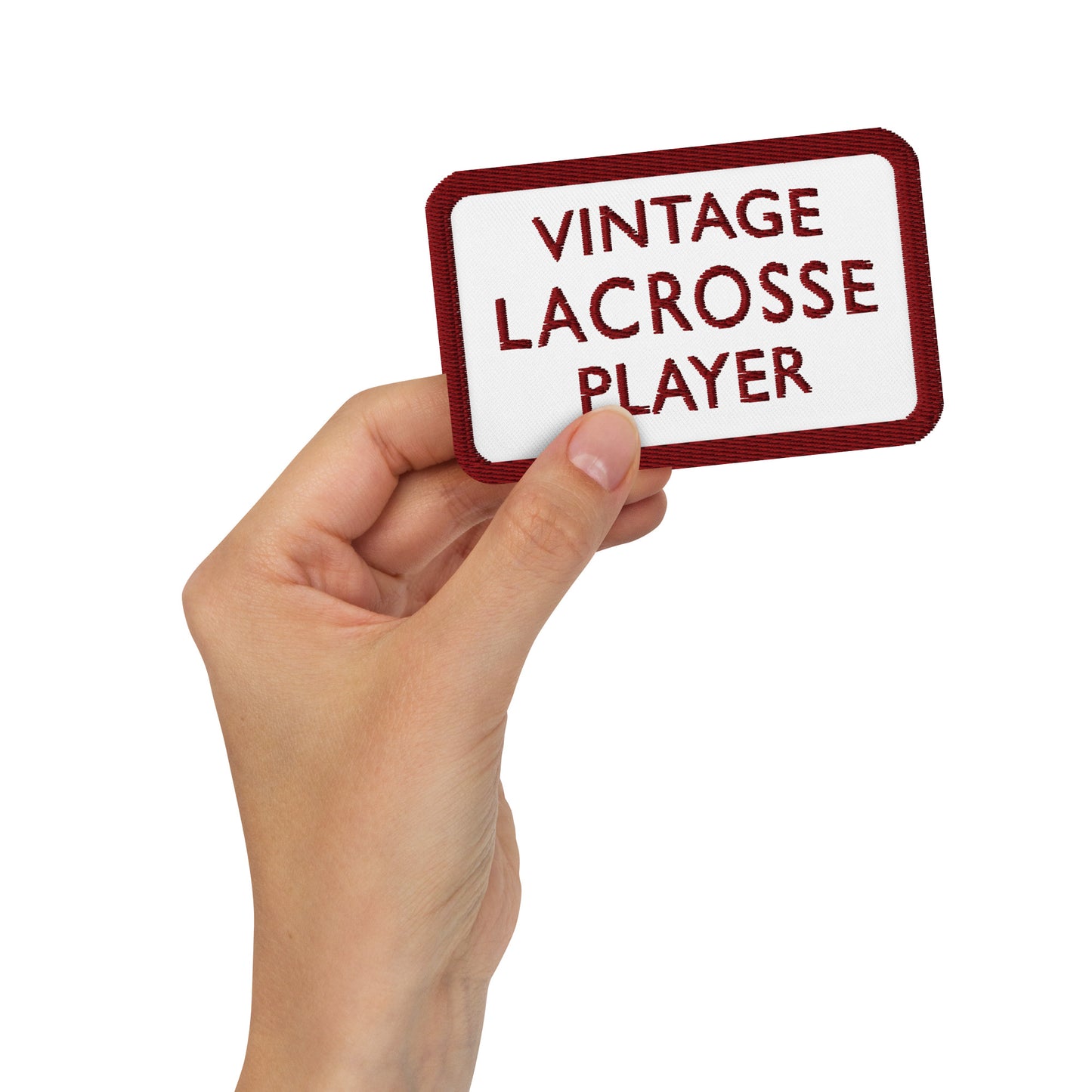 VINTAGE LACROSSE PLAYER - Limited-Edition Vintage Patch