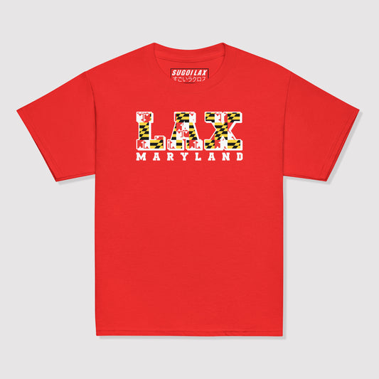 MARYLAND LACROSSE - Premium Youth Retro Tee