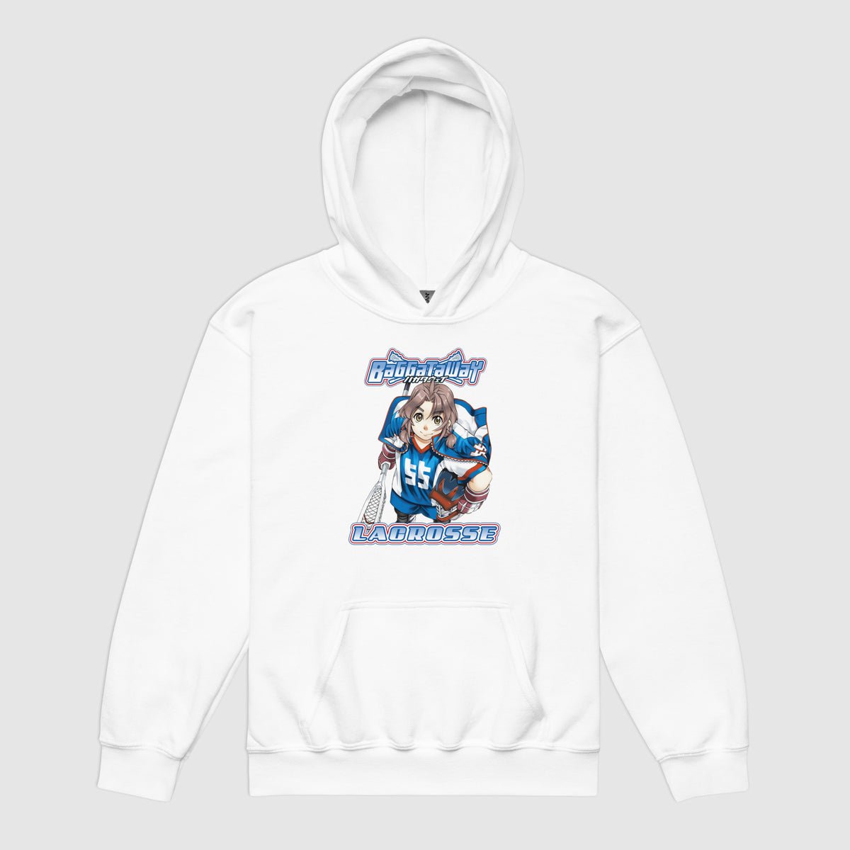 BAGGATAWAY MANGA LACROSSE - Premium Youth heavy blend hoodie