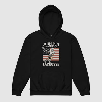 UNITED STATES LACROSSE - Premium Youth heavy blend hoodie