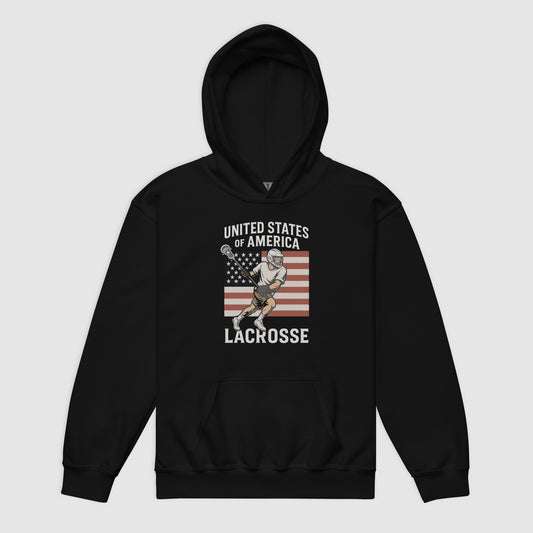 UNITED STATES LACROSSE - Premium Youth heavy blend hoodie