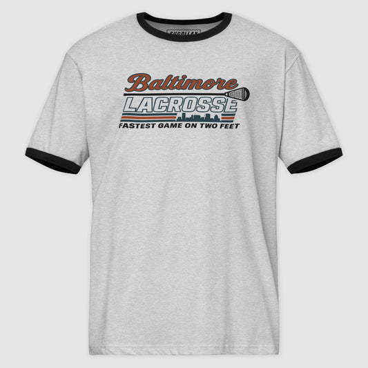 BALTIMORE LACROSSE - Retro Contrast Trim Tee