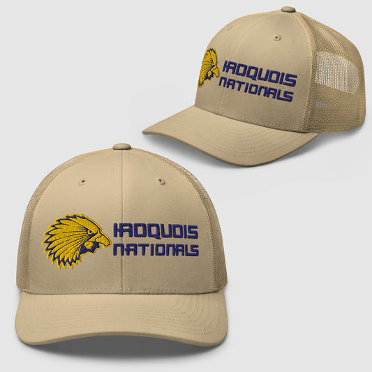 IROQUOIS NATIONALS LACROSSE - Premium Retro Embroidered Cap