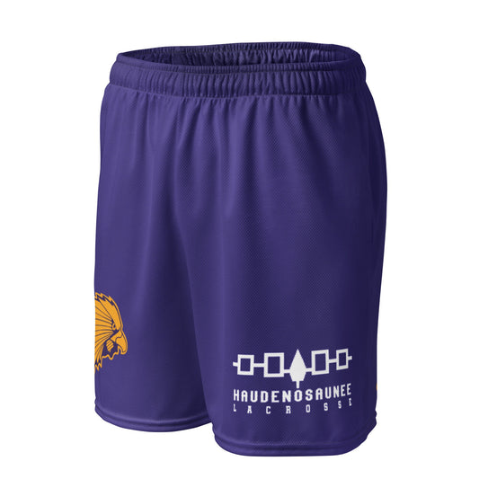 HAUDENOSAUNEE LACROSSE - Premium Mesh shorts