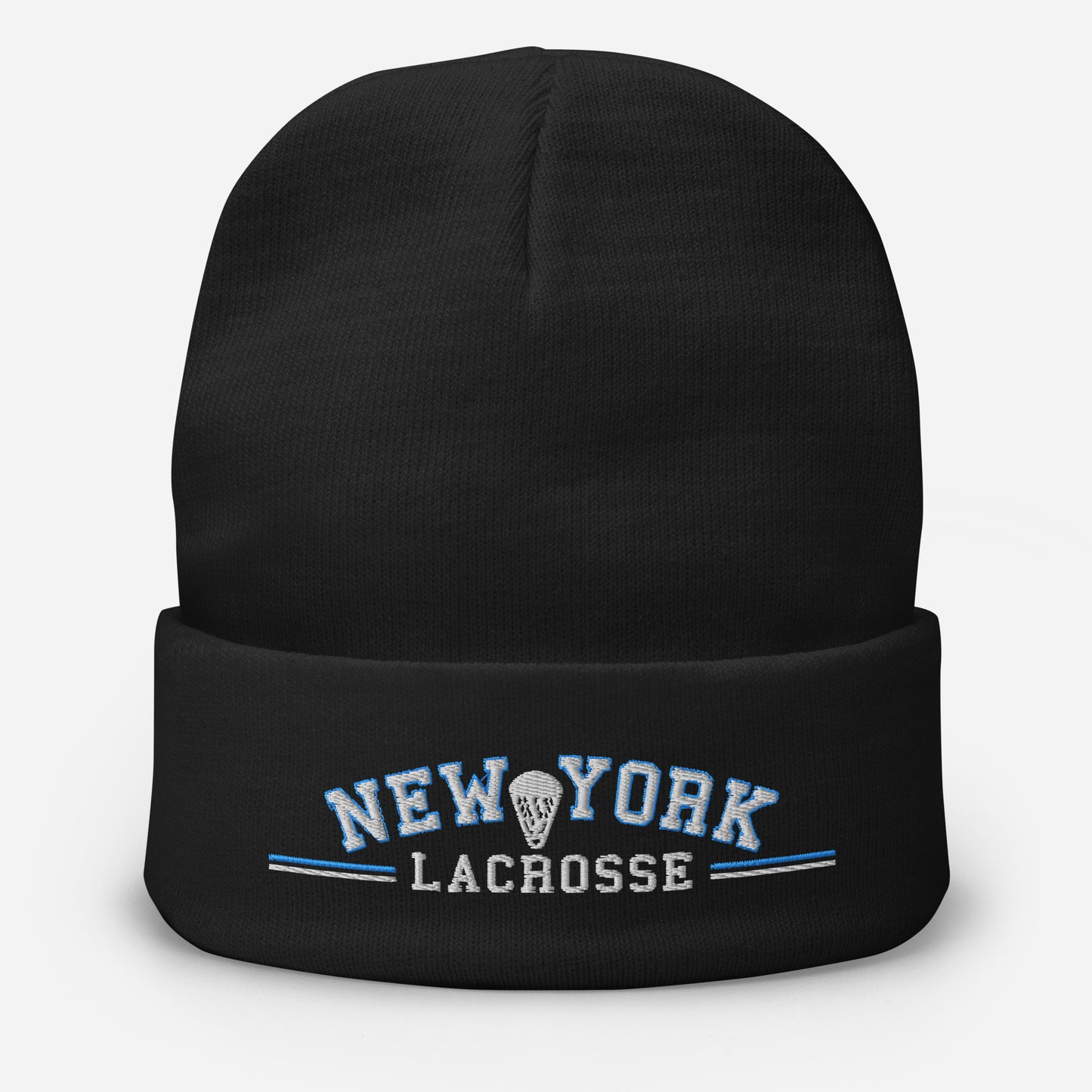 NEW YORK LACROSSE - Premium Embroidered Beanie