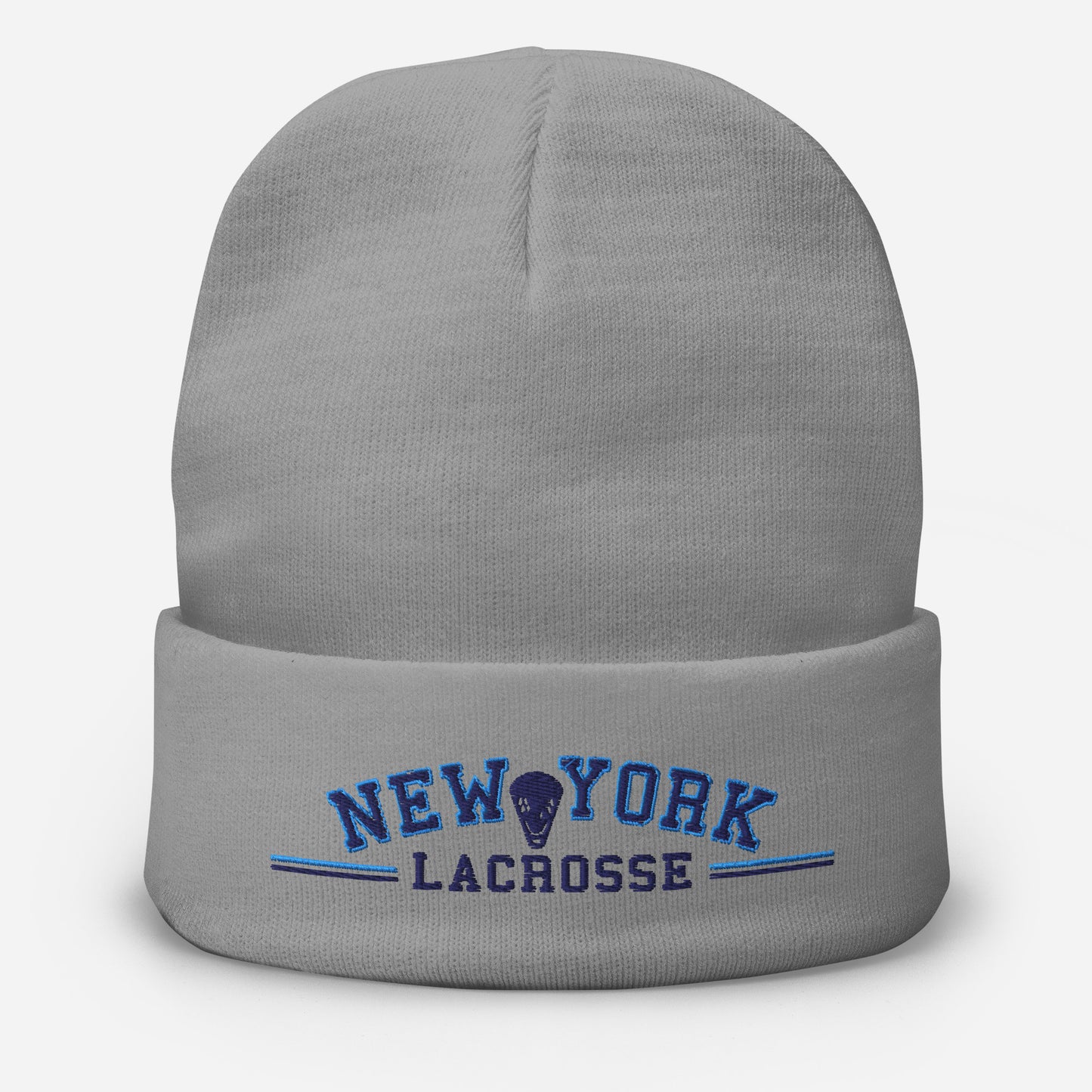 NEW YORK LACROSSE - Premium Embroidered Beanie