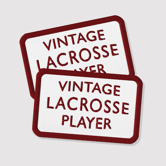 VINTAGE LACROSSE PLAYER - Limited-Edition Vintage Patch