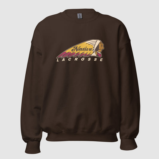 NATIVE LACROSSE - Premium Unisex Sweatshirt