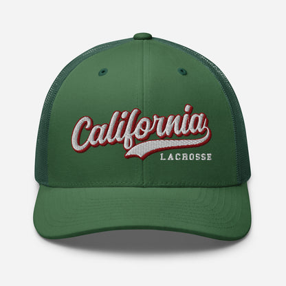 CALIFORNIA LACROSSE - Premium Retro Embroidered Cap