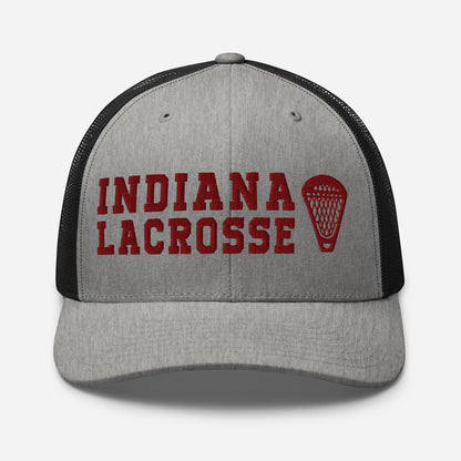 INDIANA LACROSSE - Premium Retro Embroidered Cap