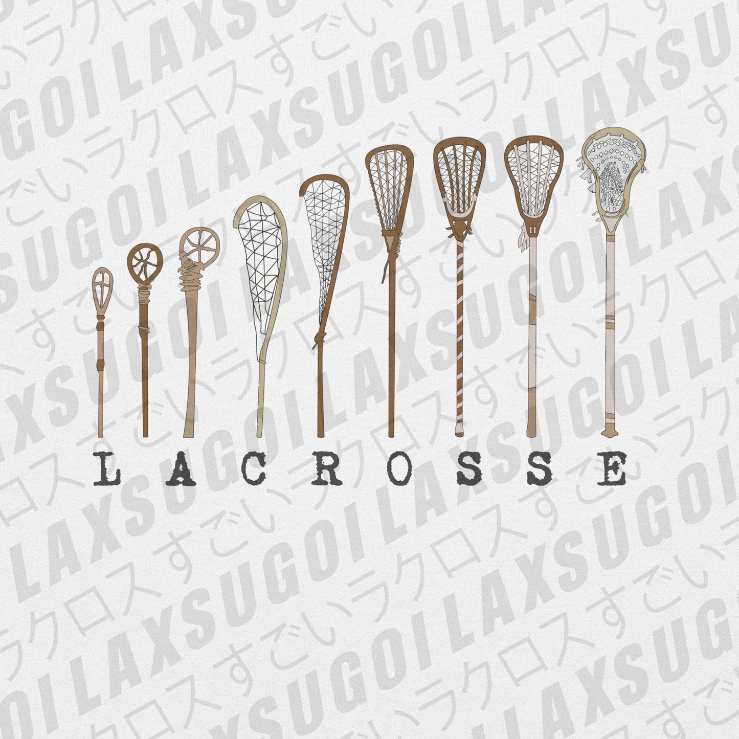 LACROSSE STICK EVOLUTION - Premium Essential Hoodie