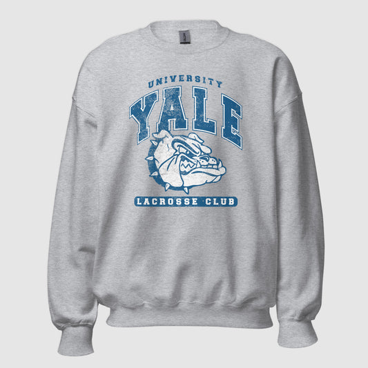 YALE LACROSSE - Premium Vintage Unisex Sweatshirt