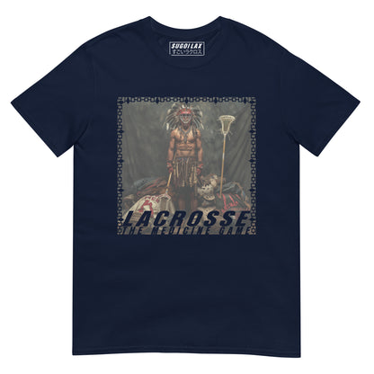 Men's & Women's Premium Lacrosse T-Shirt - Ultra Durable with Comfortable Fit for the Ultimate Lacrosse Fan - Printed using DTG High Resolution Technology - Explore Our Latest Collection 