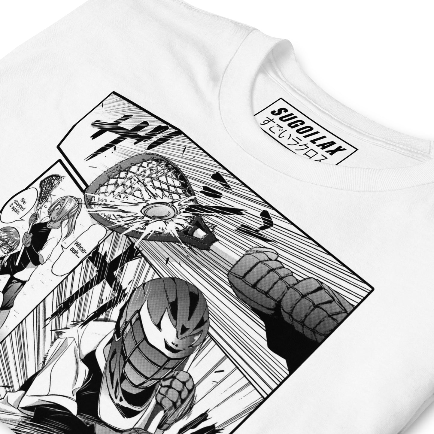 MANGA ILLUSTRATION LACROSSE - Premium Tee