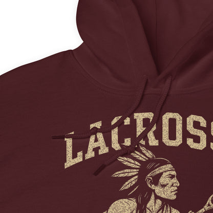 LACROSSE VARSITY - Premium Vintage Essential Hoodie