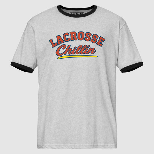 LACROSSE CHILLIN - Retro Contrast Trim Tee