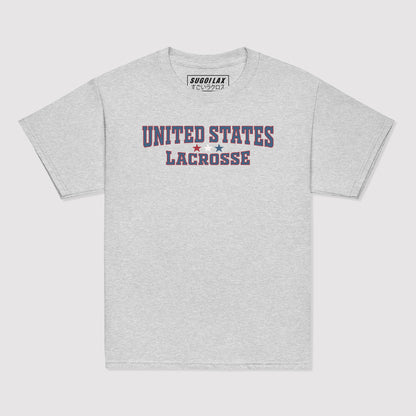 UNITED STATES LACROSSE - Premium Youth Retro Tee