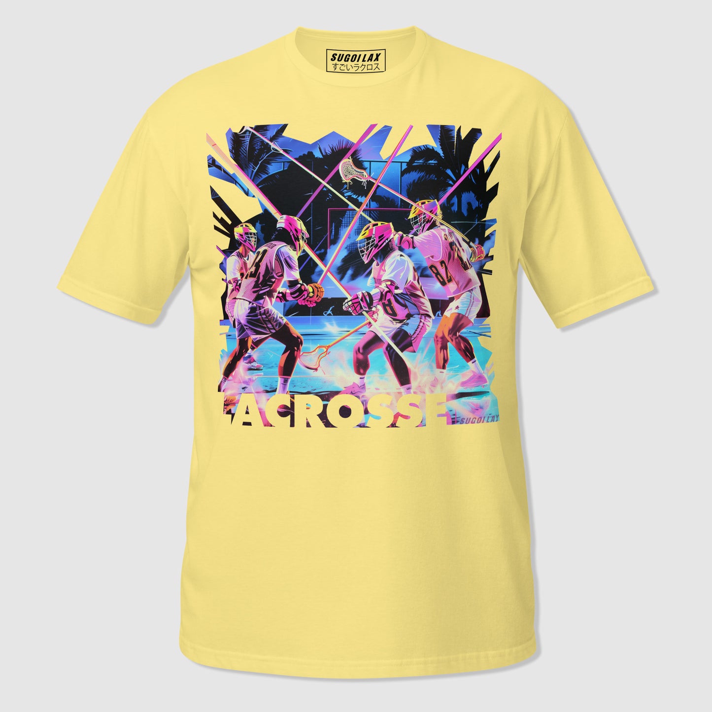NEON 3 LACROSSE - Premium Vintage Tee