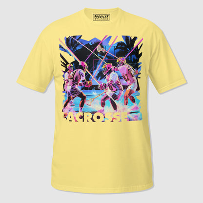 NEON 3 LACROSSE - Premium Vintage Tee