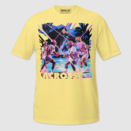 NEON 3 LACROSSE - Premium Vintage Tee
