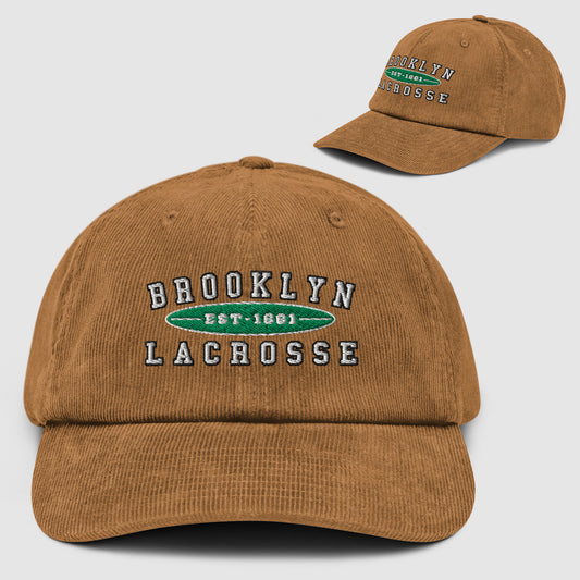 BROOKLYN LACROSSE - Premium Vintage Corduroy Cap