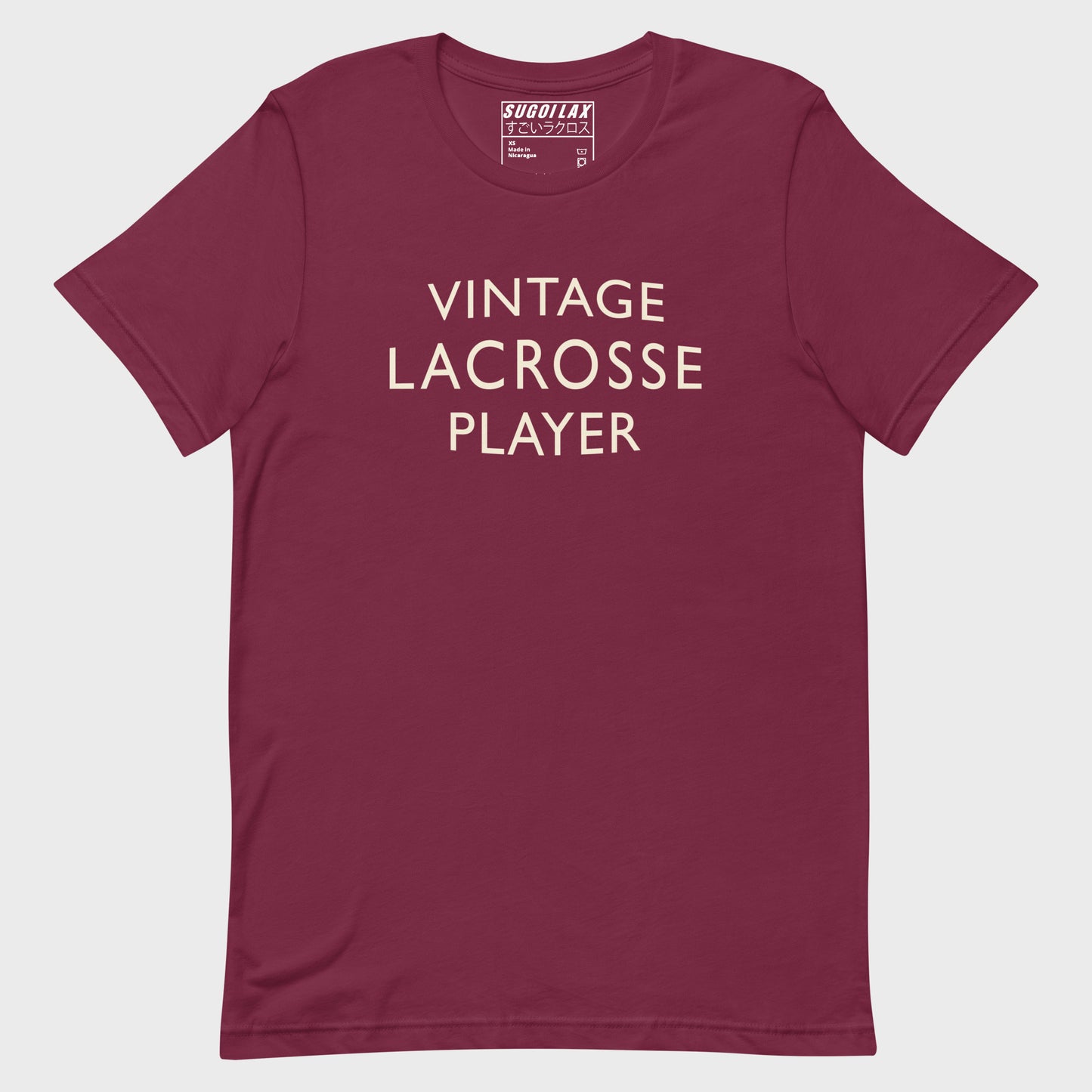 VINTAGE LACROSSE PLAYER - Premium Tee