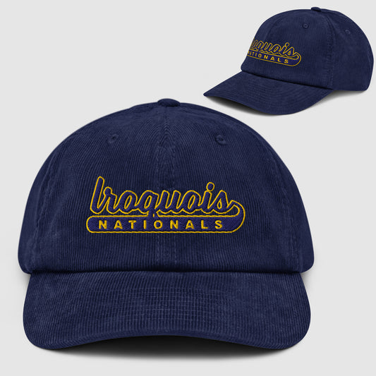 IROQUOIS NATIONALS LACROSSE - Premium Corduroy Cap