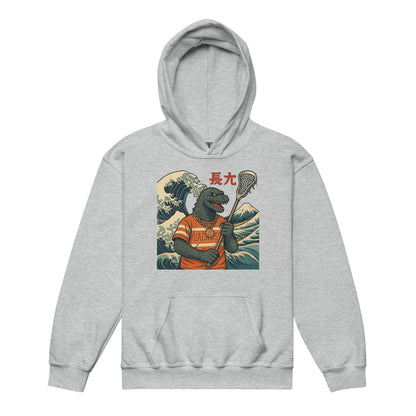 GODZILLA LACROSSE - Premium Retro Youth heavy blend hoodie